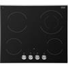 Delonghi Piano cottura elettrico 4 zone PVC 61 FK DE'LONGHI nero
