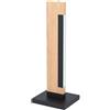 EGLO Lampada da tavolo LED Camacho touch marrone, luce calda 800 LUMEN