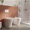 SENSEA Coppia sanitari filoparete SENSEA Easy bianco lucido WC: P 54.5 x L 36 x H 39.5 cm, bidet: P 55 x L 37 x H 40 cm