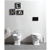Leroy Merlin Coppia sanitari scarico a parete Impero bianco WC: P 55 x L 36 x H 42 cm, bidet: P 55 x L 36 x H 42 cm