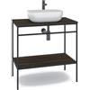 MADERO Mobile bagno da terra con lavabo L 80 x H 92 x P 45.5 cm marrone per vasca centrale Outline