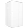 Leroy Merlin Lato per box doccia angolare scorrevole Jazz dritto H 200 x L 90 cm, sp 6 mm bianco vetro senza finitura / trasparente