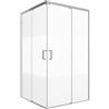 Leroy Merlin Lato per box doccia angolare scorrevole Jazz dritto H 200 x L 80 cm, sp 6 mm argento serigrafato