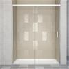 Leroy Merlin Porta doccia scorrevole L 138-139.5 cm x H 200 cm per nicchia in vetro trasparente SP. 6 mm, profilo cromo, serie Jazz
