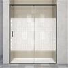Leroy Merlin Porta doccia scorrevole L 118-119.5 cm x H 200 cm per nicchia in vetro smerigliato SP. 6 mm, profilo opaco bianco, serie Jazz