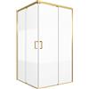 Leroy Merlin Lato per box doccia angolare dritto dx Jazz H 200 x L 80 cm, sp 6 mm dorato smerigliato