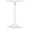 NEW GARDEN Tavolino da esterno Sunny Bar NEW GARDEN struttura e superficie in polipropilene bianco 80cm
