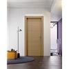 Leroy Merlin Porta interna pieghevole a libro asimmetrica Incanto F in legno colore rovere, L 70 x H 210 cm, apertura a destra