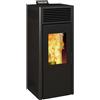 Invicta Stufa a pellet ventilata INVICTA Nola 10 plus 9.5 KW nera