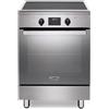 Delonghi Cucina elettrica con forno DE'LONGHI DMX 64 INL TC2 inox L 60 x P 60 cm