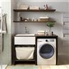 SENSEA Lavatoio per bucato in resina bianco SENSEA JNKA L 60 x P 53 x Sp 60 cm da interno ed esterno