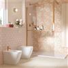 Leroy Merlin Box doccia walk-in Elidesign, vetro 8 mm, L max 160 cm x H 200 cm, profilo dorato