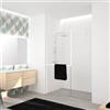 Leroy Merlin Box doccia walk-in Elidesign, vetro 8 mm, L 120 cm x H 200 cm, profilo bianco