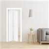 Leroy Merlin Porta interna pieghevole a libro Matt in legno colore bianco, L 80 x H 210 cm, apertura a sinistra