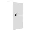 Leroy Merlin Box doccia walk-in Elidesign, vetro 8 mm, L 120 cm x H 200 cm, profilo bianco