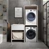 SENSEA Colonna per mobile bagno Jnka SENSEA P 66 x L 70 x H 194 cm legno larice bianco prodotto senza frontale
