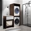 SENSEA Colonna per mobile bagno Jnka SENSEA P 66 x L 70 x H 194 cm legno noce prodotto senza frontale