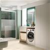 SENSEA Mobile da bagno da fissare L 138 x H 92 x P 66 cm bianco, 0 cassetti SENSEA Jnka