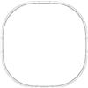 Leroy Merlin Specchio con illuminazione integrata bagno irregolare Norma L 75 x H 75 x P 3.5 cm bianco e trasparente