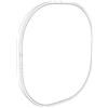 Leroy Merlin Specchio con illuminazione integrata bagno irregolare Norma L 45 x H 45 x P 3.5 cm bianco e trasparente