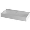 BADEN HAUS Lavabo a incasso rettangolare Modula H 11.5 cm in resina bianco