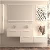 BADEN HAUS Specchio con illuminazione integrata bagno rettangolare Modula BADEN HAUS L 120 x H 90 x P 3 cm trasparente