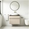 Leroy Merlin Top per lavabo L 47 x H 1.2 x P 27 cm ardesia scuro gres porcellanato