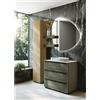 Leroy Merlin Lavabo da appoggio ovale in resina L 54 x H 13.5 x P 34 cm bianco