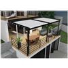 Leroy Merlin Pergola in alluminio grigio antracite addossata copertura mobile ecru 300x400 cm - Demetra