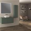 BADEN HAUS Colonna per mobile bagno Domino di Baden Haus 1 anta P 20 x L 35 x H 115 cm verde opaco pvc cannetatto