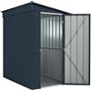 Leroy Merlin Casetta da giardino in acciaio grigio 1.2 x 1.8 m, spessore parete 0.3 mm, senza pavimento porta ad anta singola