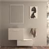 BADEN HAUS Mobile da bagno sospeso sotto lavabo Modula di BADEN HAUS L 70 x H 43 x P 44 cm bianco cannettato opaco, 3 cassetti