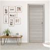 Leroy Merlin Porta interna scorrevole Cambridge in legno colore rovere grigio, L 90 x H 210 cm, apertura reversibile