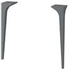 BADEN HAUS Set di 2 gambe per mobili BADEN HAUS in legno blu avio H 39 cm 2