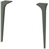 BADEN HAUS Piedino mobili da bagno (componibile) Domino in legno verde H 39 cm 2 pezzi
