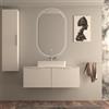BADEN HAUS Top per lavabo Modula BADEN HAUS L 121 x H 1.6 x P 45 cm bianco stratificato, verniciato