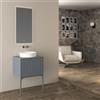 BADEN HAUS Mobile da bagno sospeso sotto lavabo Domino di Baden Haus L 60 x H 43 x P 46 cm blu ghiaccio cannettato opaco, 1 cassetto