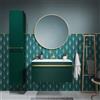 RANDAL Mobile da bagno sospeso sotto lavabo L 80 x H 40 x P 46 cm verde laminato opaco, 1 cassetto RANDAL LOA