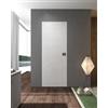 Leroy Merlin Porta interna filomuro Nairobi Primer a battente in legno colore bianco, L 70 x H 210 cm, apertura a sinistra