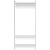 Leroy Merlin Kit cabina armadio Project Kit Ingresso Classic in alluminio 95 x 220 x 50 cm bianco/anodizzato