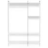 Leroy Merlin Kit cabina armadio PROJECT KIT GUARDAROBA 152X50CM CLASSIC in alluminio 152.5 x 220 x 50 cm bianco/anodizzato