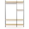 Leroy Merlin Kit cabina armadio PROJECT KIT GUARDAROBA 152X50CM INDUST in alluminio 152.5 x 220 x 50 cm marrone/antracite