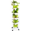 Leroy Merlin Vaso autoirrigante Bundle Poty in polipropilene verde oliva H 141 x L 36.5 cm