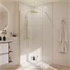 SENSEA Walk-in L 100 x H 200 cm, vetro 8 mm vetro senza finitura / trasparente dorato
