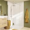 SENSEA Walk-in L 120 x H 200 cm, vetro 8 mm vetro senza finitura / trasparente cromo