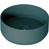 Leroy Merlin Lavabo da appoggio Kyoto tondo in ceramica verde L36H12