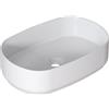 Leroy Merlin Lavabo da appoggio Kyoto ovale in ceramica L 55 x H 12 x P 36 cm bianco