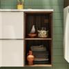SENSEA Mobile da bagno sospeso per lavabo Modern L 100 x H 70 x P 30 cm noce, 2 cassetti