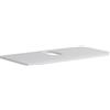 Leroy Merlin Top per lavabo appoggio Niwa L 90 x H 2 x P 46 cm laccato opaco bianco truciolare