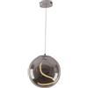 Leroy Merlin Lampadario LED design ESTELLE cromo Ø30cm, luce naturale 1300 lumen